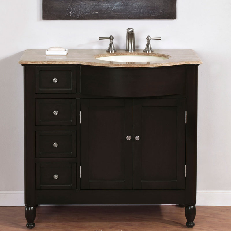 Winston Porter New Milford 38" Single Bathroom Vanity Set & Reviews